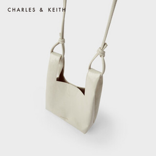 CHARLES＆KEITH2021春新品CK2-30270664女士柔软单肩斜挎包托特包 Beige米色 M