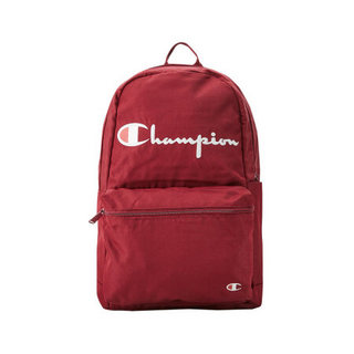 Champion2021春夏新款大Logo潮流双肩背包多口袋 0062 深红色 20升以下