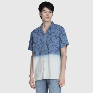 Levi's 李维斯 21976-0009 男士休闲拼色牛仔短袖衬衫