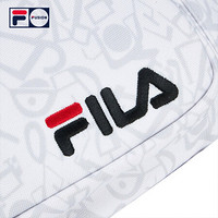 FILA FUSION 斐乐潮牌情侣腰包2021春夏新款时尚运动休闲包包 标准白-WT