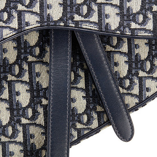 Dior 迪奥 Saddle系列 Oblique 女士马鞍包 M0446CTZQ_M928 蓝色 小号