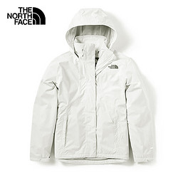 TheNorthFace北面单层冲锋衣女21春季新款粉色防风服防水外套4UDF