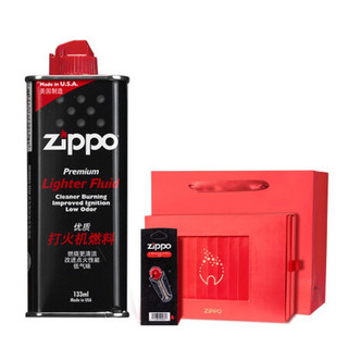 之宝(Zippo)打火机 新机配件喜庆红套装礼盒