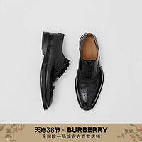 BURBERRY 细节皮革牛津布洛克鞋 80206501