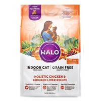 有券的上：HALO 自然光环 健美系列 鸡肉成猫粮 10磅