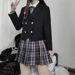 放學後的制服馆 星宇中 JK制服 西式制服 女士西服外套 黑色 S