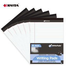 凯萨(KAISA) WritePads50张笔记本 美式A4 6本装 KSU-0178