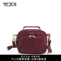 途明（TUMI）Voyageur系列 女士商务旅行高端时尚单肩/斜挎包 0196308COR 马革红