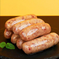 火山石烤地道肠原味黑胡椒纯肉肠风味烧烤