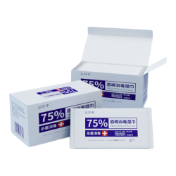 益颜季 酒精消毒湿巾 100片