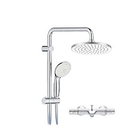 GROHE 高仪 新天瀑淋浴系列 短杆淋浴花洒组合 27389002花洒+34598000下出水龙头