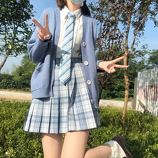 御茶家 冰岛 JK制服 女士格裙 42cm XS