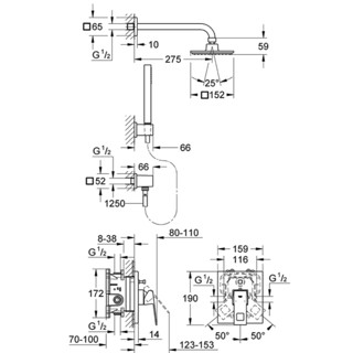 GROHE 高仪 23409000 淋浴套件