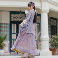十三余小豆蔻儿黄色衬裙日常百搭长款半身裙女
