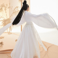 十三余小豆蔻儿交领双层上衫一片式6米摆下裙汉服