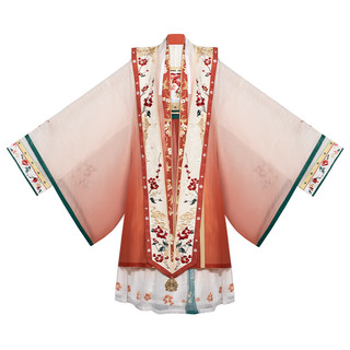 十三余 改良 宋制汉服 花萼暗香 女士吊带 SHF112061 白色 XS