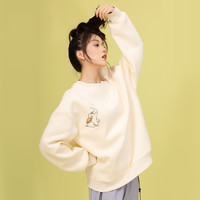花朝记汉服 国潮四色印花保暖卫衣百搭秋冬女装