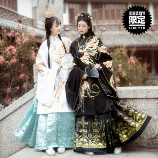 如梦霓裳特色女装 如梦霓裳汉服女袄裙明制立领长袄马面裙重工万福金安修身贵气春季 160 白色长袄 一件预售45天左右发货 报价价格评测怎么样 什么值得买