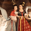 重回汉唐汉服女原创正品 月挽衣中国风唐制对襟衫坦领襦裙非古装