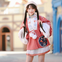 华姿仪赏年年有余 颌领半袖上衣明制汉服冬季女装2020年双11新品