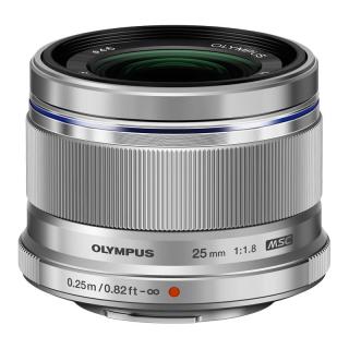 OLYMPUS 奥林巴斯 M.ZUIKO DIGITAL 25mm F1.8 标准定焦镜头 奥林巴斯卡口 46mm 银色