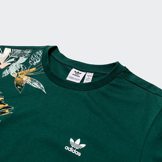 阿迪达斯官网adidas 三叶草 AOP Tee SS女夏季运动短袖T恤GR1387