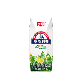 光明莫斯利安2果3蔬酸牛奶绿果135g*18新老包装随机发货酸奶饮料