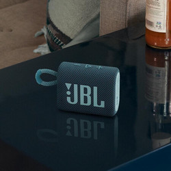 JBL 杰宝 GO3 2.0声道 便携式蓝牙音箱 蓝拼粉色