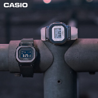 卡西欧（CASIO）手表 G-SHOCK系列 防震防水全自动日历电子荧光照明女士运动手表 GM-S5600SK-7PR