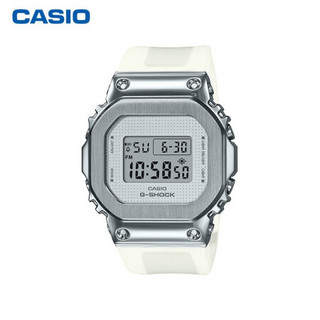 卡西欧（CASIO）手表 G-SHOCK系列 防震防水全自动日历电子荧光照明女士运动手表 GM-S5600SK-7PR