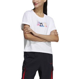 阿迪达斯 ADIDAS NEO 女子 运动休闲系列 W WD TEE 运动 T恤 H45102 XL码