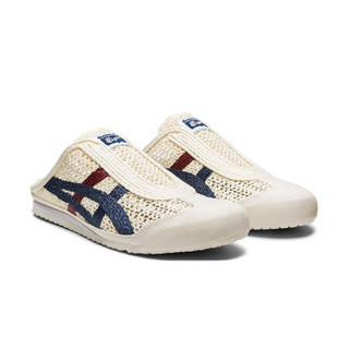 Onitsuka Tiger鬼塚虎男女拖鞋一脚蹬休闲鞋 MEXICO 66 SABOT 乳白色 43.5