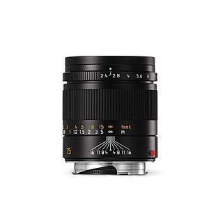 Leica 徕卡 SUMMARIT-M 75mm F2.4 长焦定焦镜头 徕卡M卡口 46mm 黑色