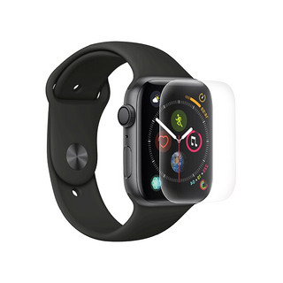 Apple 苹果 Watch系列 Watch Series 4 GPS+蜂窝款 智能手表 44mm 黑色 硅胶表带 16GB（ECG、GPS、北斗、扬声器、温度计）