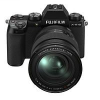 FUJIFILM 富士 X-S10 APS-C画幅 微单相机 黑色 XF 16-80mm F4 R OIS WR 变焦镜头 单头套机