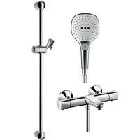 hansgrohe 汉斯格雅 飞雨系列 手持花洒套装 26521400花洒+13123000恒温龙头+27712000升降杆