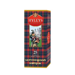 HYLEYS 斯里兰卡进口 豪伦思()红茶 苏格兰早餐红茶袋泡茶包25包*1.5g