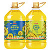 88VIP：金龙鱼 阳光葵花籽油+玉米油3.68L*2桶健康食用油