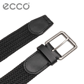 ECCO爱步 男士针扣式皮带腰带 男士配件 托比9105194 黑色 XL