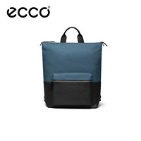 ECCO爱步包包大容量时尚双肩包潮流帆布背包男 9105223 复古蓝/黑色910522390747