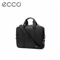 ECCO爱步时尚简约大容量单肩斜挎电脑手提包 帕勒9105486 黑色910548690000