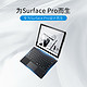 雷柏（Rapoo） XK200 蓝牙键盘 办公键盘 超薄键盘 78键 适用Surface pro3/4/5/6等微软平板电脑 黑色