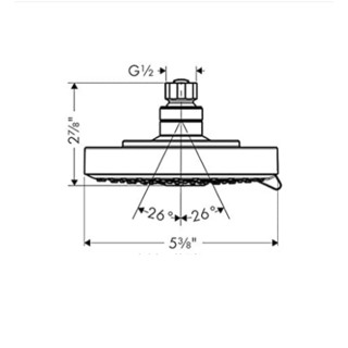 hansgrohe 汉斯格雅 27495001 手持花洒