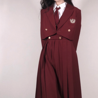 胡桃木JK 锡兰红茶 JK制服 西式制服 女士西装外套 S