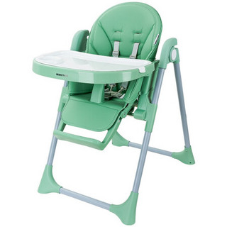 科巢宝宝餐椅婴儿童吃饭餐桌座椅子家用可坐可躺多功能折叠便携式 纯色里米粉A2
