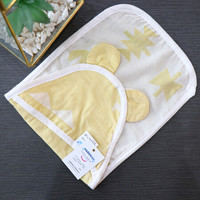 雅赞（YAZAN）二层纯棉纱布吸汗巾 垫背巾 二层幸运拼图 24*46cm