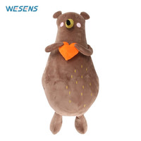 wesens卫神婴儿毛绒玩具公仔布娃娃儿童安抚枕陪睡觉宝宝抱枕玩偶 疯狂动物迷系列毛绒玩具-大熊 Simba