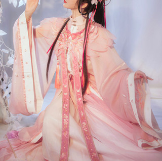 钟灵记 汉服 芝芝桃桃 女士一片式褶裙 ZLJ348