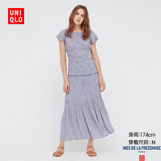 UNIQLO 优衣库 435960  女士打褶长裙