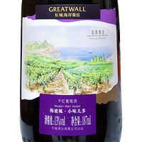 GREATWALL 长城 海岸葡园 高级精选梅鹿辄干红葡萄酒 187ml 单瓶装 中粮出品